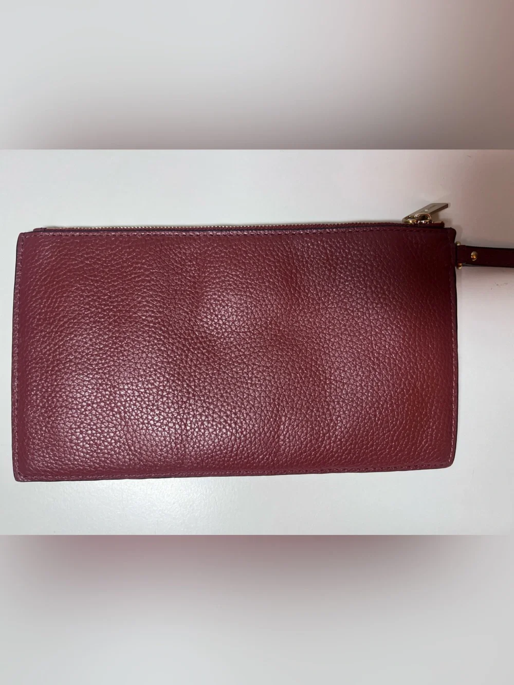 Michael Kors Brooklyn Grommet Medium Phone Wristlet in Leather Brown Brick